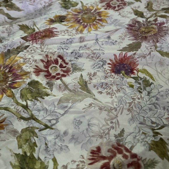 Pottery Barn Other - Pottery Barn Organic Cotton Floral Duvet Cover – Full/Queen Cottage core 💫‎ jj